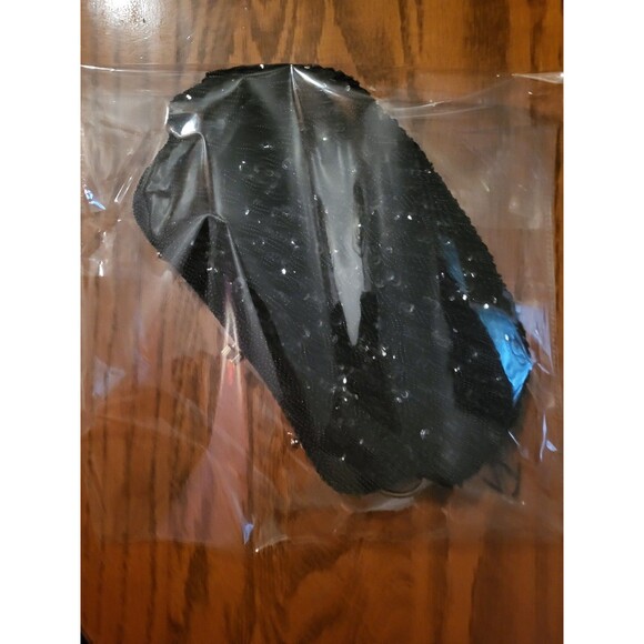 1950s Richere Bag By Walborg Black Beaded & Sequins Clutch Purse Metal strap - Picture 11 of 11